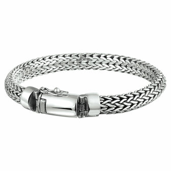 Zilveren armband oxi vossestaart 8 mm
