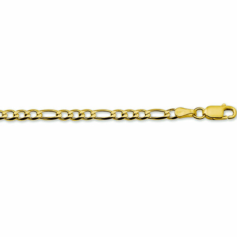 14K Gouden figaro collier 3,0 mm 50 cm